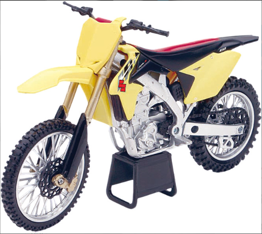 NEW-RAY REPLICA 1:12 RACE BIKE 14 SUZUKI RMZ4540 YELLOW