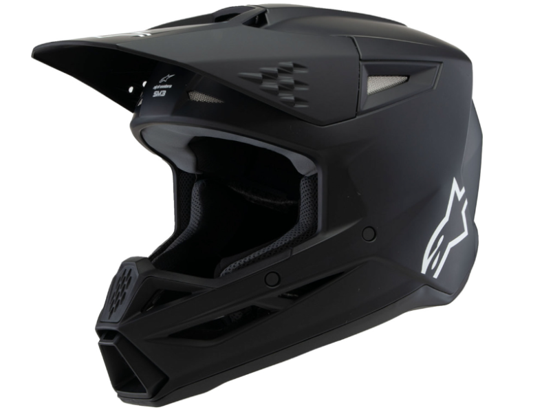 Alpinestar Youth SM3 Helmet - Solid - Matte Black