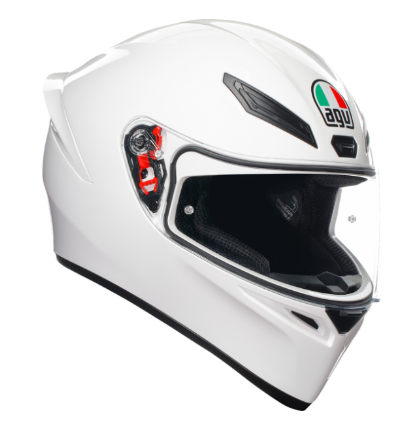 AGV K1 S Solid White Helmet