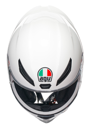 AGV K1 S Solid White Helmet