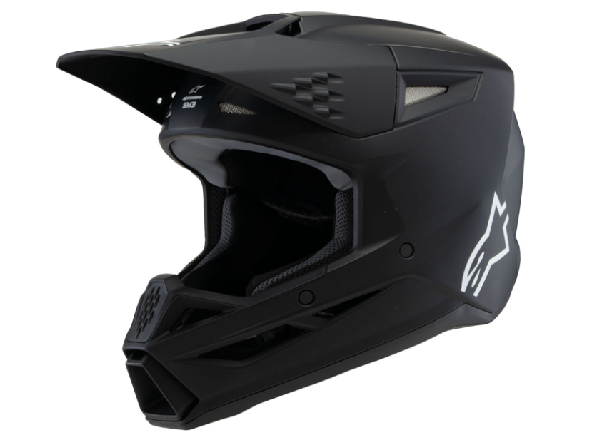 Alpinestar Youth SM3 Helmet - Solid - Matte Black