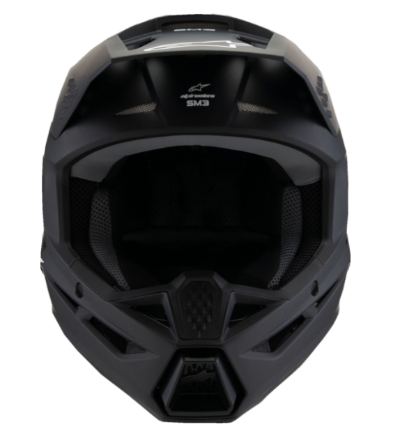 Alpinestar Youth SM3 Helmet - Solid - Matte Black
