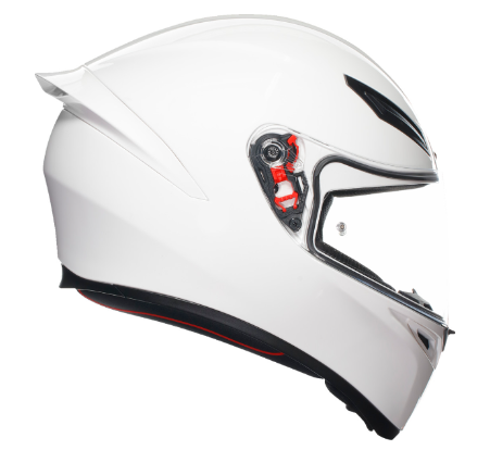AGV K1 S Solid White Helmet