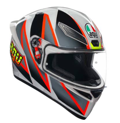 AGV K1 S Blipper Gray/Red Helmet