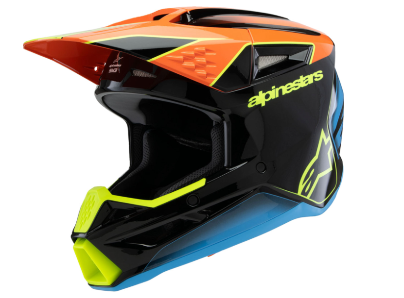 Alpinestar Youth SM3 Fray Gloss Helmet
