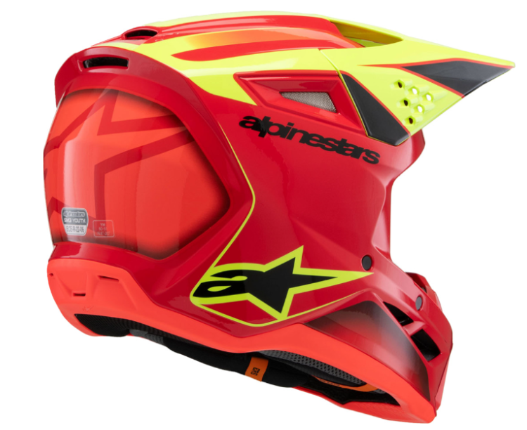 Alpinestar Youth SM3 Helmet - Fray - Gloss
