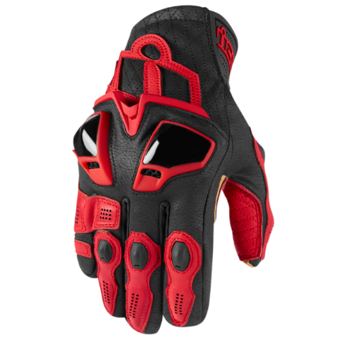 ICON Hypersport™ Short Gloves - Red