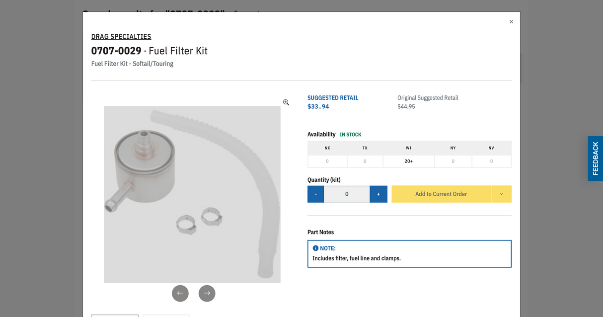 Fuel Filter Kit