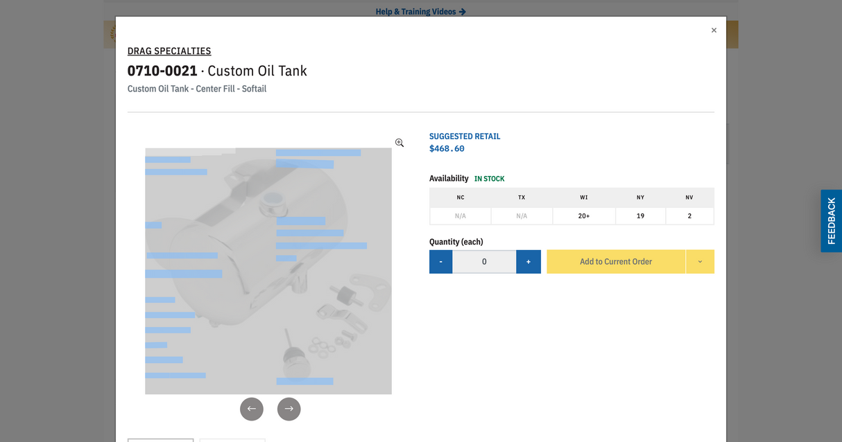 Custom Oil Tank