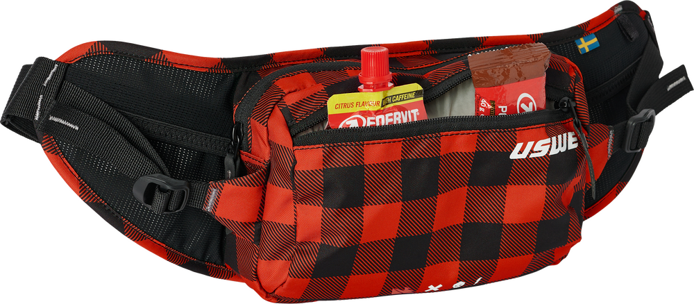 WAIST 2L HIP PACK FLANNEL RED (PACK ONLY)
