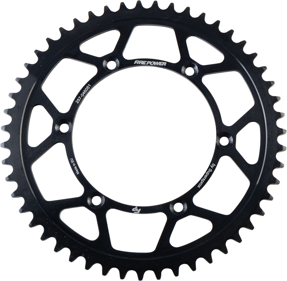 FIRE POWER REAR SPROCKET STEEL 51T BLK