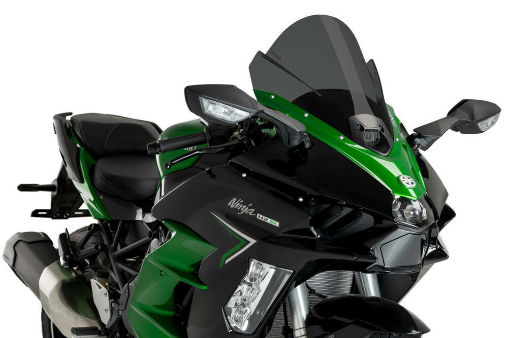 PUIG WINDSCREEN Z-RACING DARK SMOKE KAW