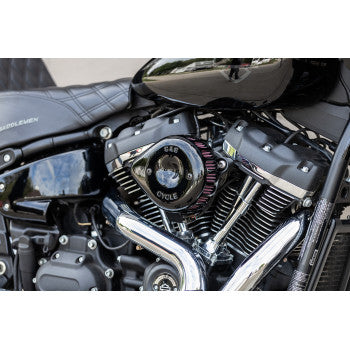 S&S Cycle Stealth Air Cleaner Cover - Mini Teardrop - Black