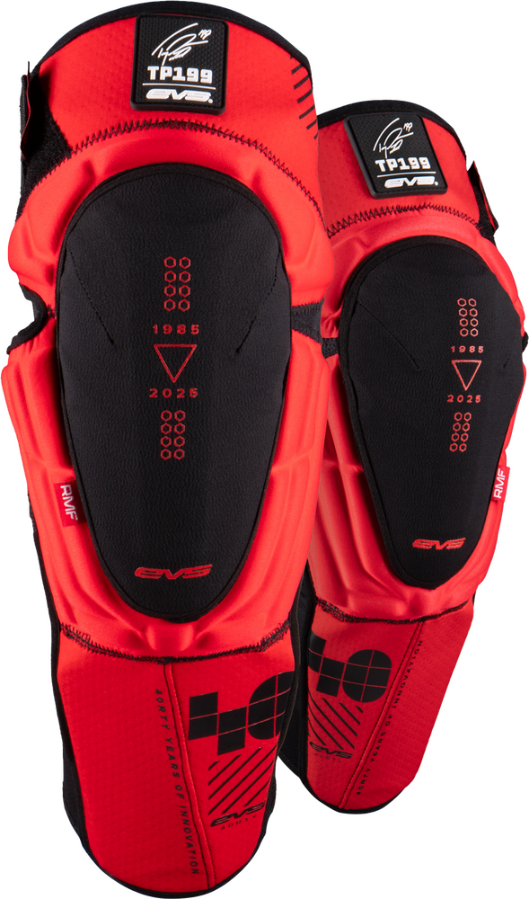 TP199 KNEE/SHIN GUARD PAIR LE 40TH ANNIV RED