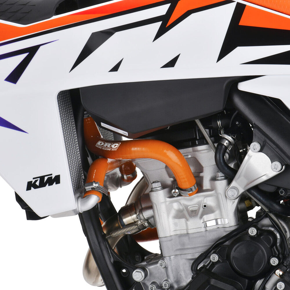 DRC RADIATOR HOSE KIT KTM ORANGE