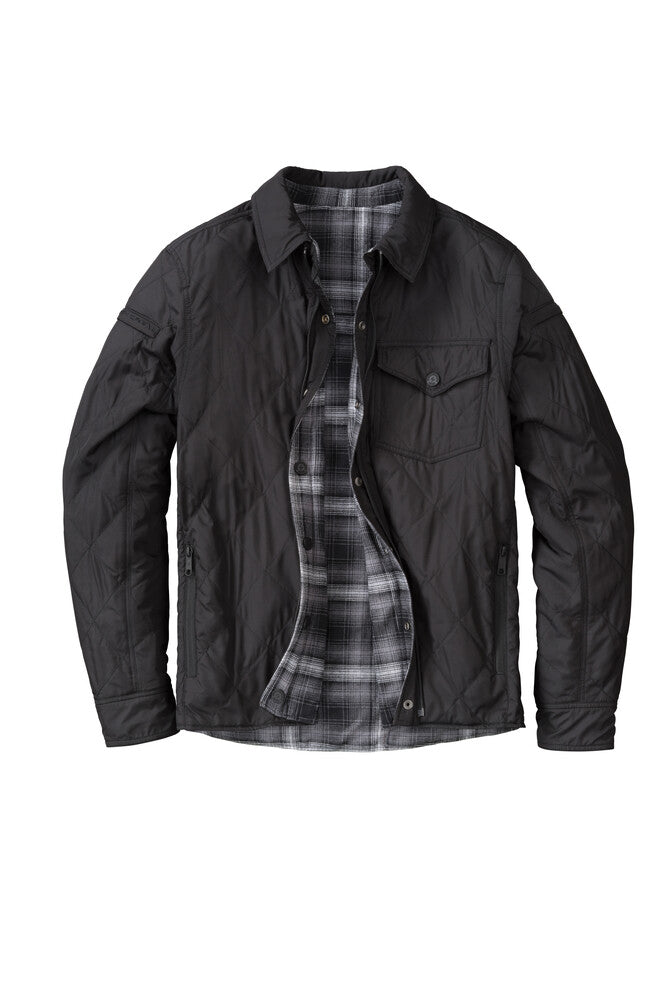 MORPHEUS REVERSABLE JACKET BLACK/PLAID GREY