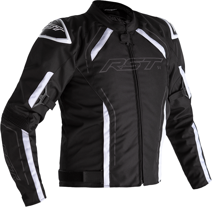 S1 CE JACKET BLACK/BLACK/WHITE TEXTILE