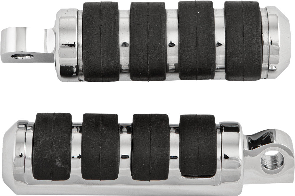 HARDDRIVE PASSENGER FOOTPEGS MALE MOUNT CHROME
