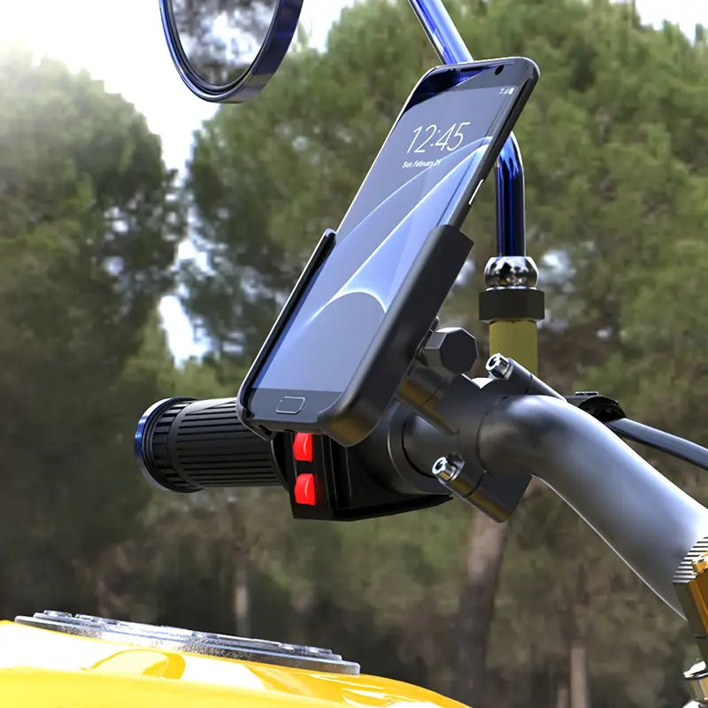 Handlebar - Mobile Phone Holder for Motorcycle