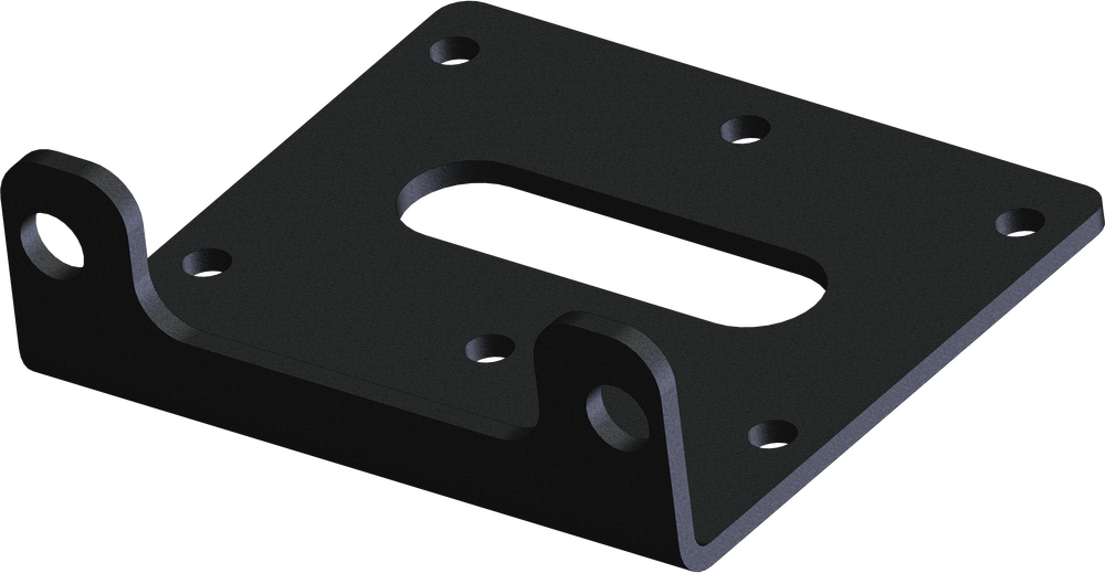 KFI ROLLER FAIRLEAD MOUNT PLATE WARN VRX/AXON
