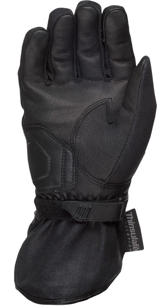 Highway 21 Women's Black Rose Gloves