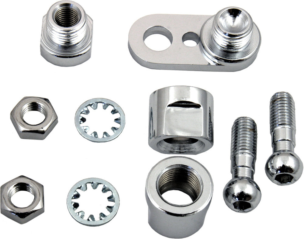 SWIVEL KIT FRONT TURN SIGNALS CHROME