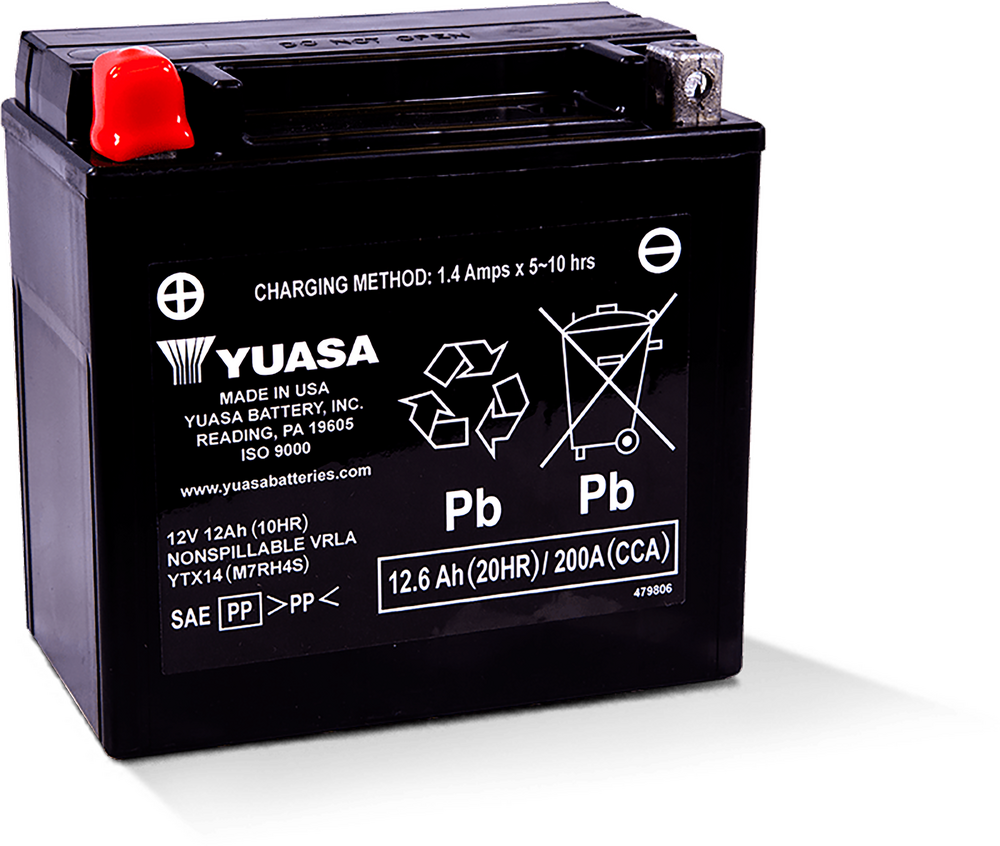 BATTERY YTX14 SEALED FACTORY ACTIVATED