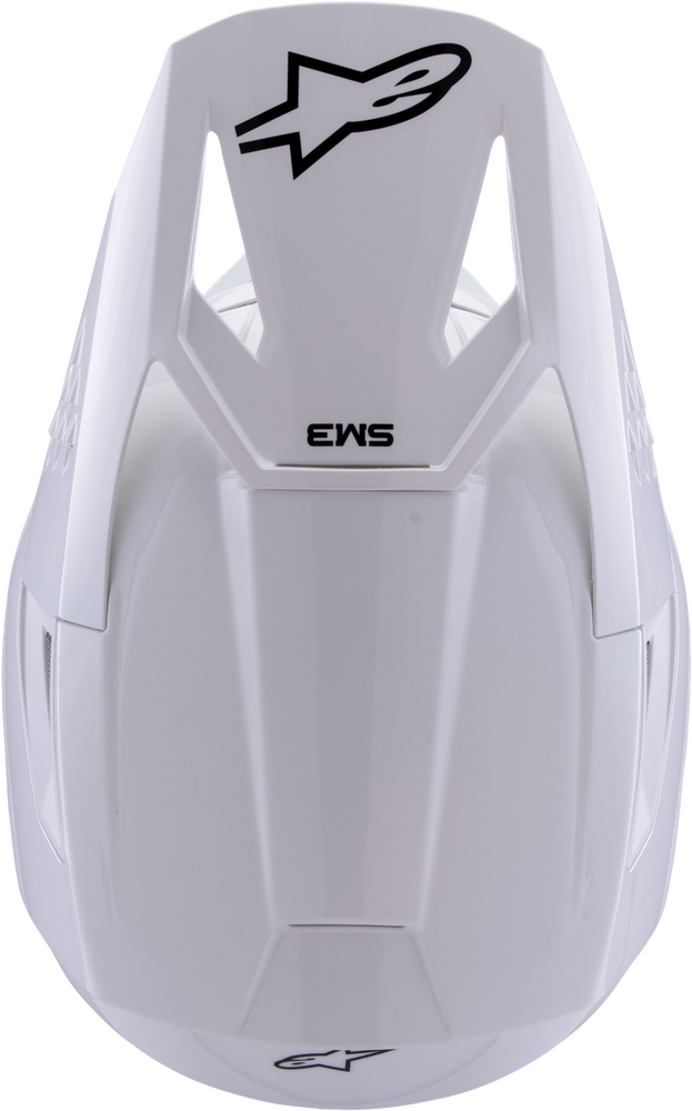 Alpinestars SM3 Solid Helmet White Glossy