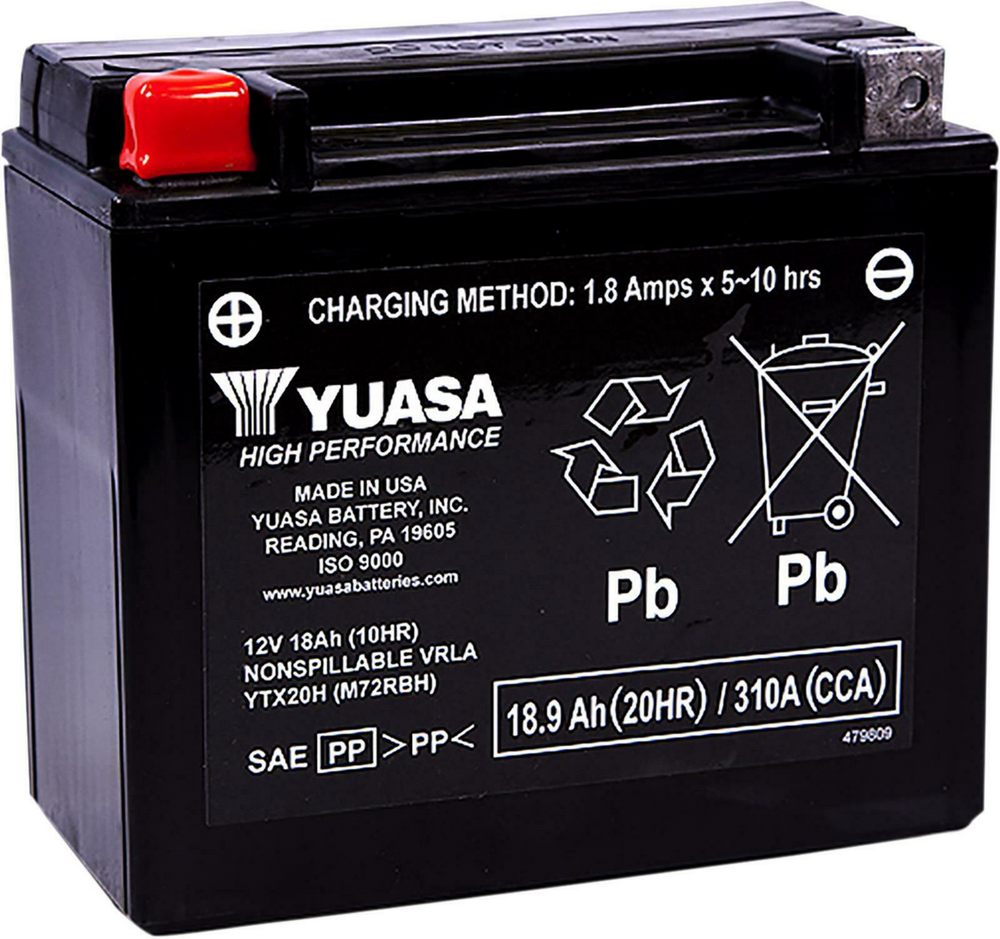 BATTERY YTX20H SEALED FACTORY ACTIVATED