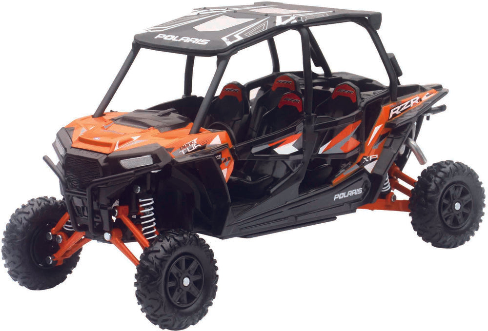 NEW-RAY REPLICA 1:18 UTV POLARIS RZR 4 TURBO XP ORANGE