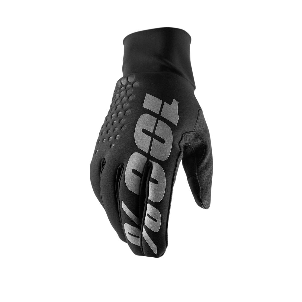 100 Percent Hydromatic Brisker Black Gloves