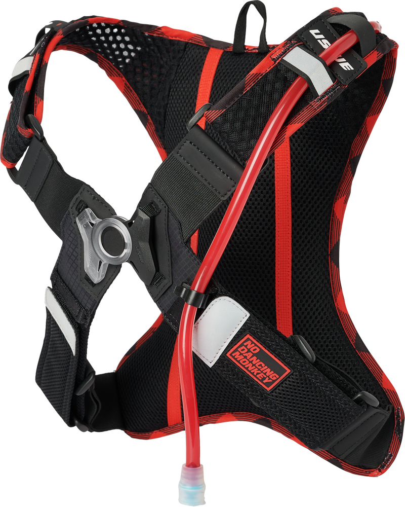OUTLANDER 2L HYDRATION PACK FLANNEL RED/BLACK