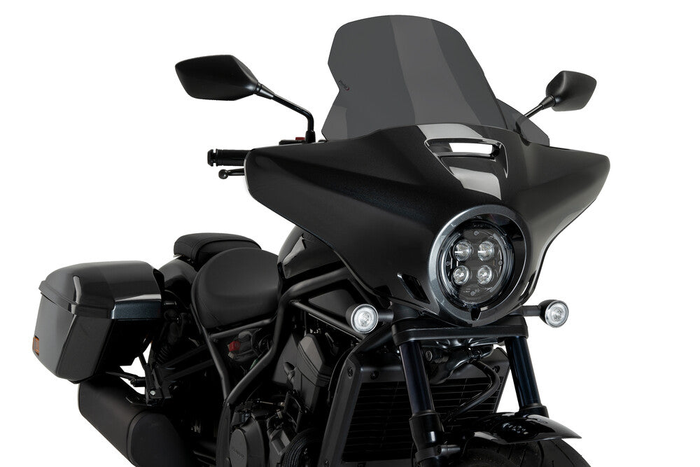 PUIG WINDSCREEN TOURING HIGH-ROAD DARK SMOKE HON