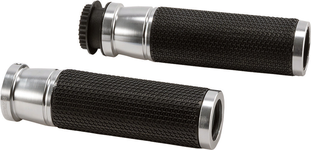PUIG GRIPS HI-TECH ACCENT SILVER