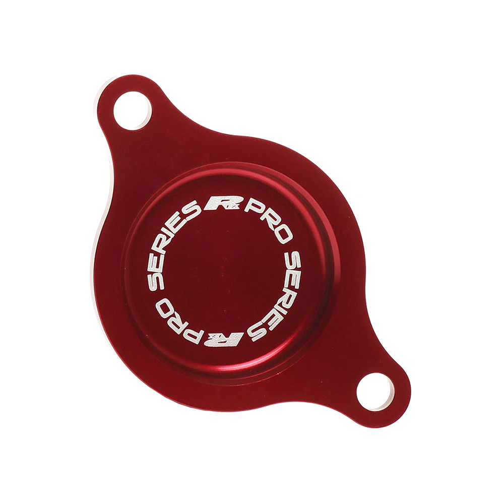 RFX OIL FILTER COVER RED HON