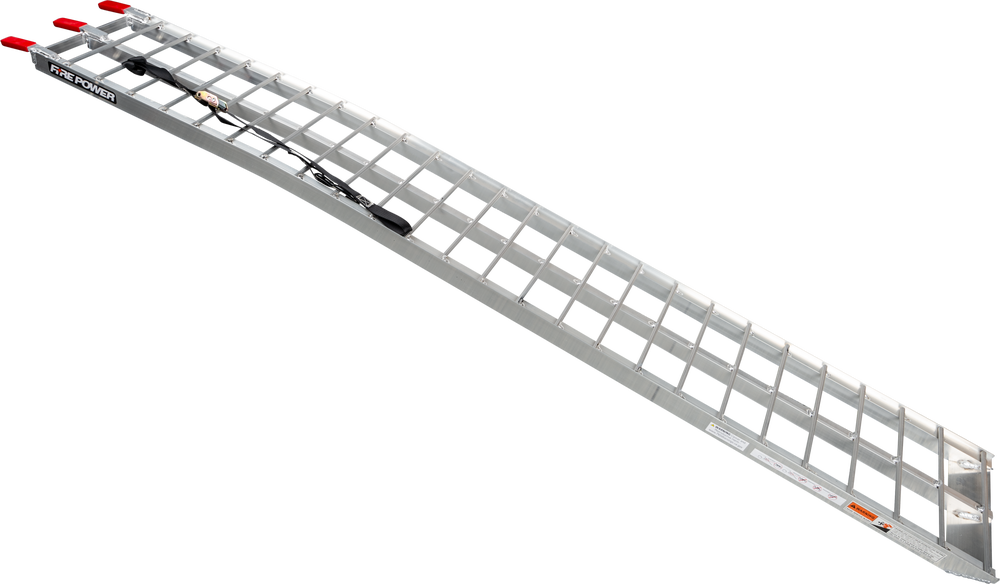 FIRE POWER CURVED ALUMINUM RAMP 88" X 12" ONE PIECE