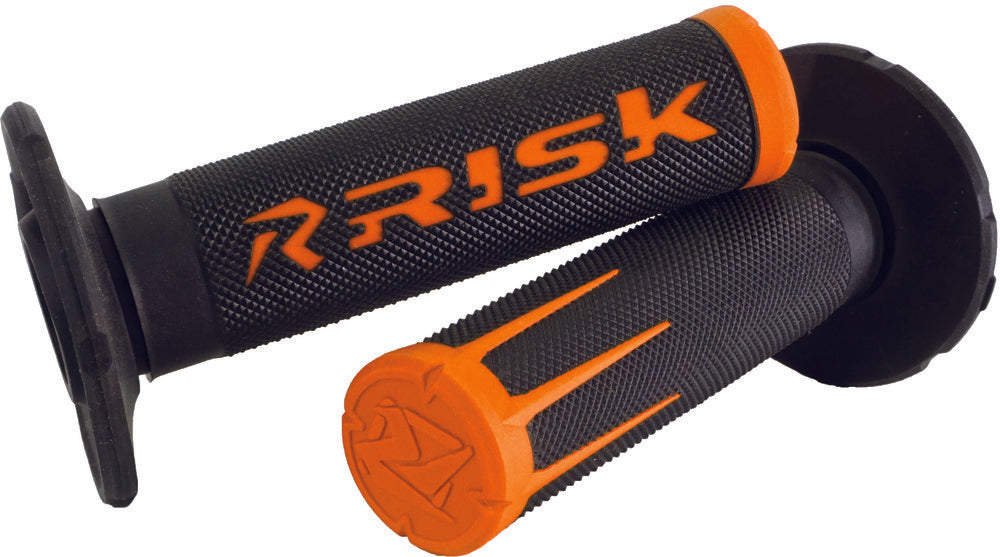FUSION 2.0 MOTORCYCLE GRIPS ORANGE