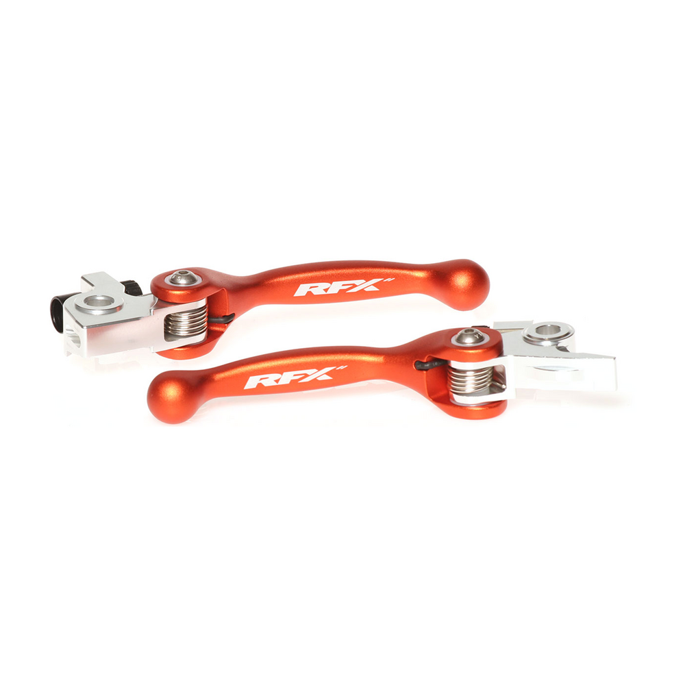 RFX FLEXIBLE LEVER SET ORANGE KTM/HUSQ/GAS
