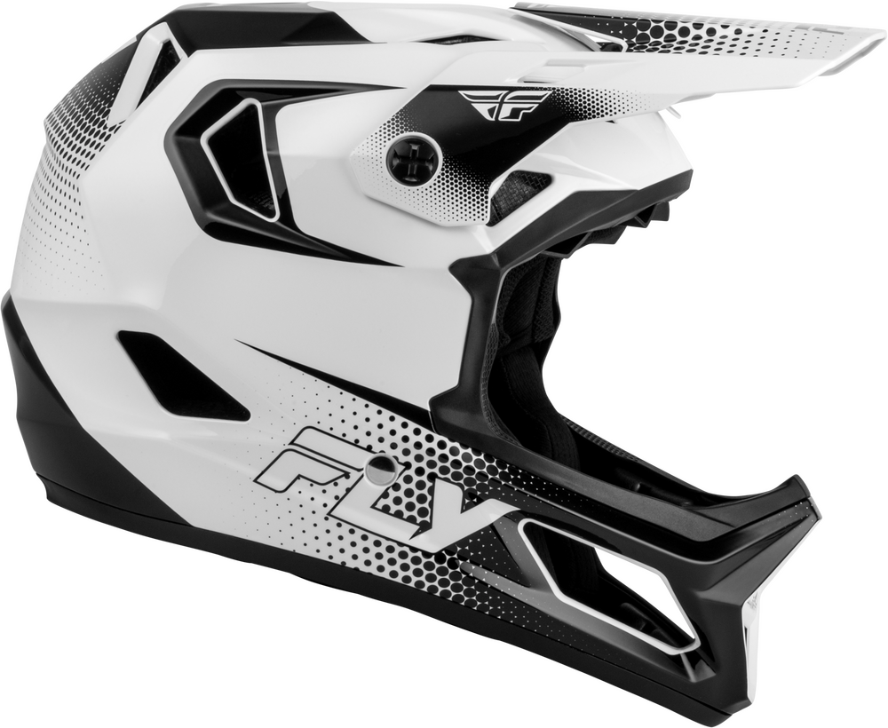 FLY RACING YOUTH RAYCE SONAR BICYCLE WHITE HELMET