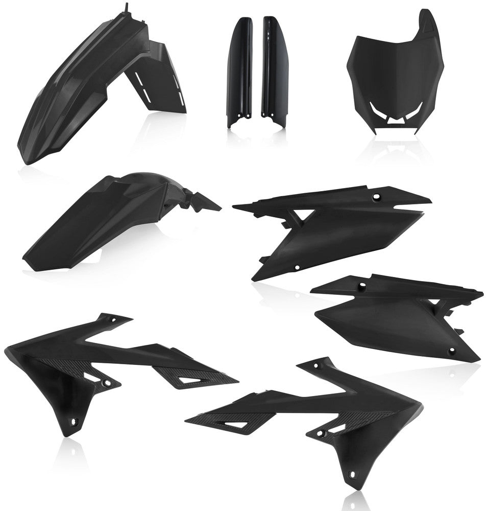 ACERBIS FULL PLASTIC KIT BLACK