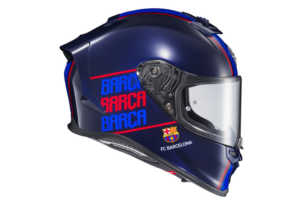 SCORPION EXO EXO-R1 AIR FULL FACE HELMET FC BARCELONA