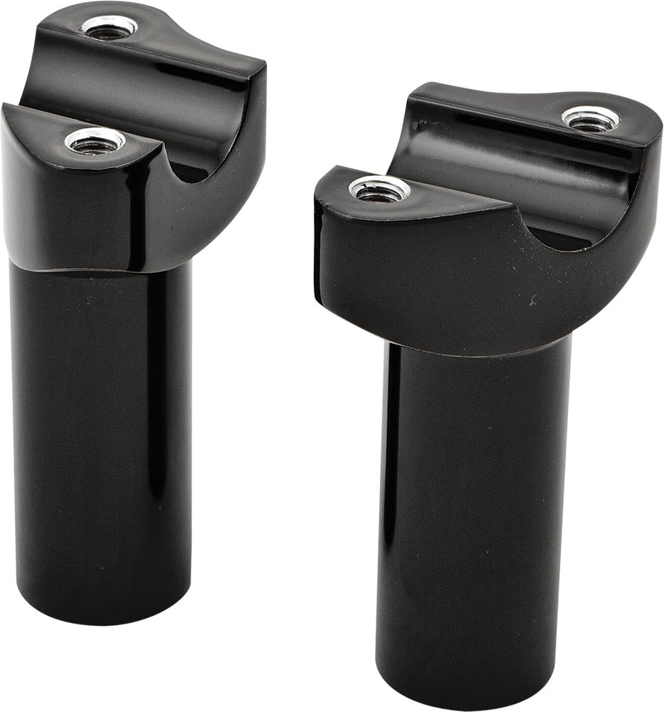 HARDDRIVE H-BAR RISERS 3.5" STRAIGHT BLACK