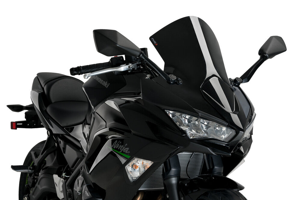 PUIG WINDSCREEN R-RACER BLACK KAW
