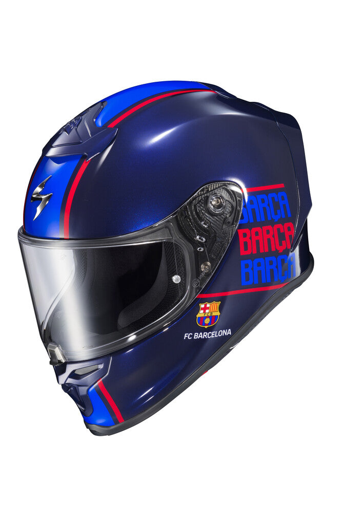 SCORPION EXO EXO-R1 AIR FULL FACE HELMET FC BARCELONA