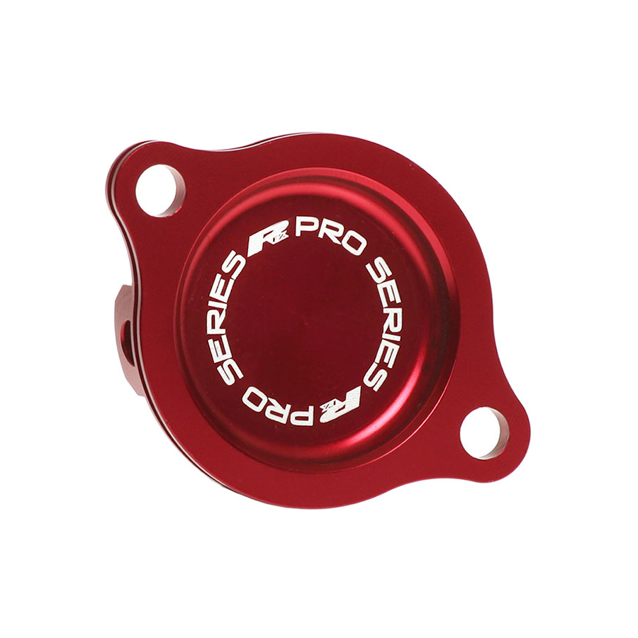 RFX OIL FILTER COVER RED HON