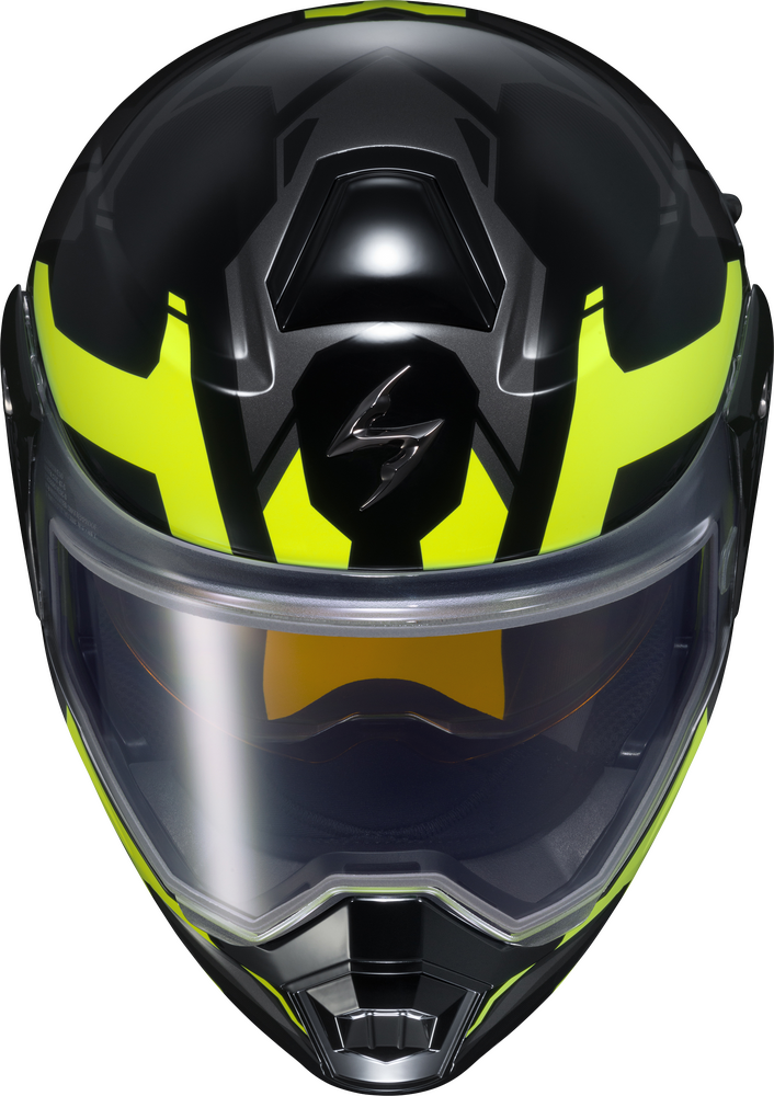 EXO-AT950 HELMET ELLWOOD GLOSS BLACK/HI-VIS 2X (DUAL)