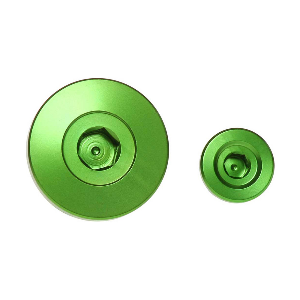 RFX ENGINE TIMING PLUG SET GREEN KAW