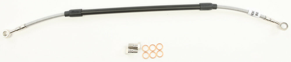 GBRAKES STEEL BRAKE LINE REAR YAM