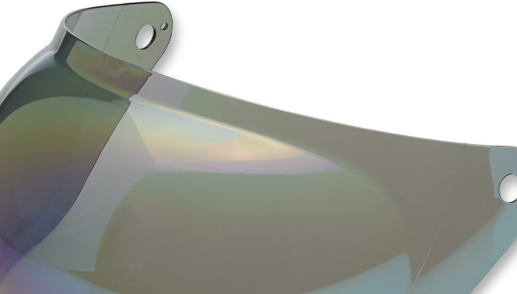 Biltwell Gringo S Helmet Bubble Shield Anti-Fog Rainbow Mirror