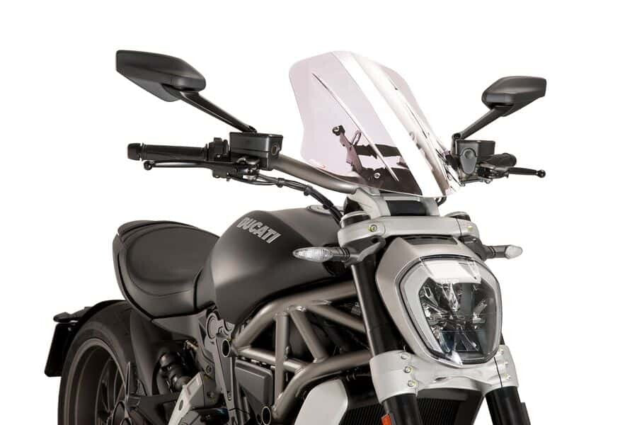 PUIG WINDSCREEN NAKED NEW GEN SPORT CLEAR DUC